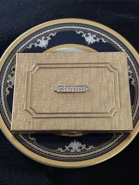 Vintage Max Factor Regency Gold-Tone Jelweled Powder Compact